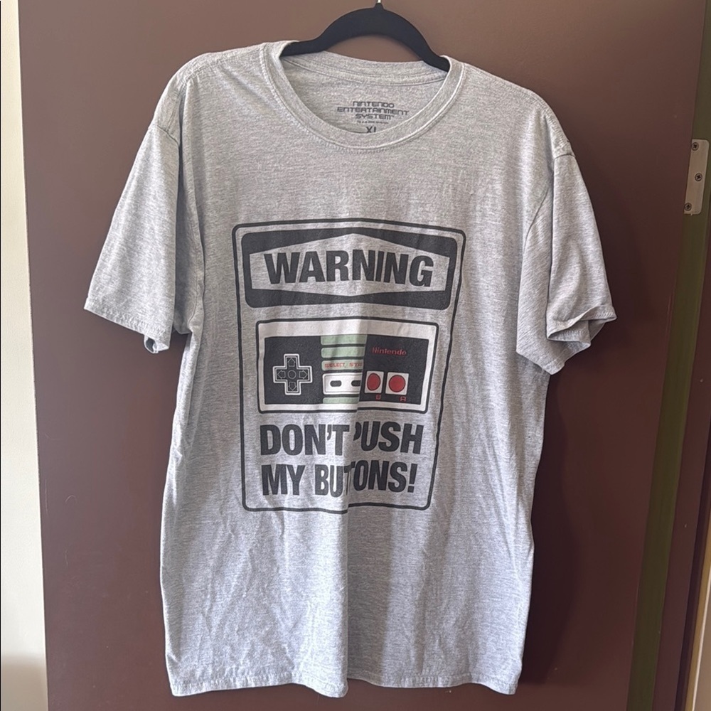 NINTENDO “Don’t Push My Buttons” Tee Shirt - Picture 2 of 8